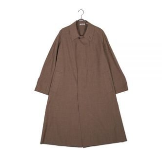 오라리 오라리 SUPER FINE TROPICAL WOOL SOUTIEN COLLAR COAT (A23SC01WT TOP BROWN) (슈퍼 파