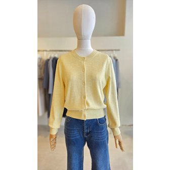 JJ지고트 [여주점] [JJ 지고트] 여성 라운드 베이직 기본 가디건 GS3A1CD201