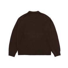 PIXEL BEAR ARTWORK KNIT BROWN 픽셀베어 니트 브라운