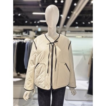 올리브데올리브 노카라 리본 리버시블 점퍼 OW5SM151