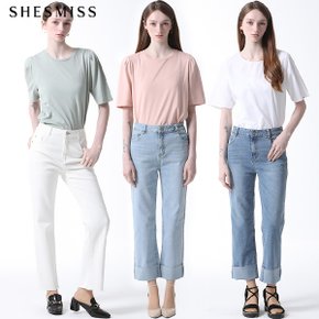 [쉬즈미스(SHESMISS)] 롤업 데님 팬츠 (택가격 158000원)