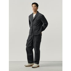 FC STRETCH NYLON BLAZER-DARK GREY-G4MJK101