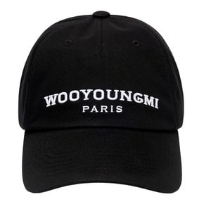 엠브로이드 로고 볼캡 블랙 W263CA52 661B