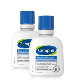 [해외직구] Cetaphil 세타필 데일리 페이셜 클렌저 민감성 복합성 지성 피부용 59ml 2팩