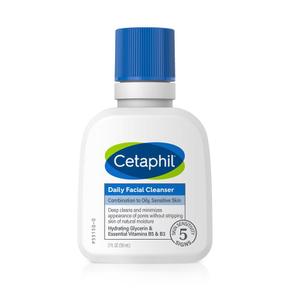 [해외직구] Cetaphil 세타필 데일리 페이셜 클렌저 민감성 복합성 지성 피부용 59ml 2팩