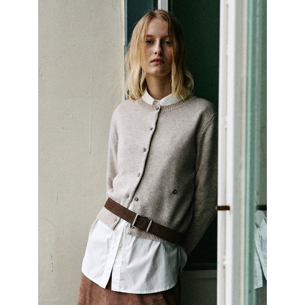 프리미엄 캐시미어 라운드넥 가디건_4COLORS