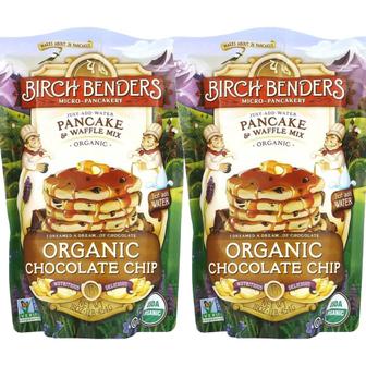  Birch Benders 버치벤더스 팬케이크 와플 믹스 O 초코칩 454g 2팩