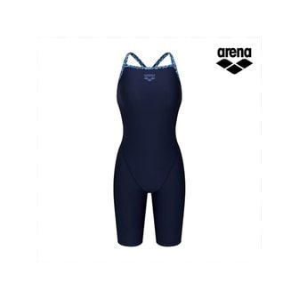 아레나 블루아워 솔리드 여성 4부반신 싱글크로스스트랩백 A6BL1LH01NVY