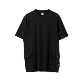 씨피컴퍼니 201 Jersey Side Pockets T-shirt 14CMTS316A 005697G 999 렌즈 사이드 포