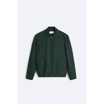 자라 린넨 재킷 1591/403 DARK GREEN