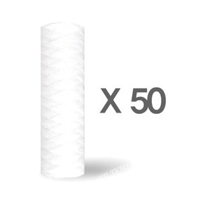 와운드실필터 하우징용 침전필터 250mm 5마이크론 50개 1BOX [국내생산]