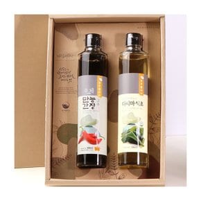 만능고추간장 다시마식초 300ml 2병 선물 세트  농부플러스