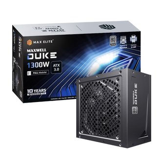  맥스엘리트 MAXWELL DUKE 1300W 80PLUS 플래티넘 풀모듈러 ATX3.0