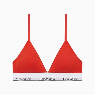 Calvin Klein Underwear 아이콘 코튼 모달 트라이앵글 브라(QF5650-VO3)