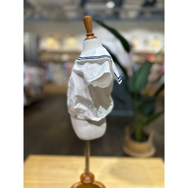 [파주점] (WH)테일스쿱-마린크롭블라우스 7431431273