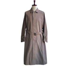 오라리 FINX HARD TWIST GABARDINE SOUTIEN COLLAR COAT (A23AC01FB BROWN GRAY CHAMBRA