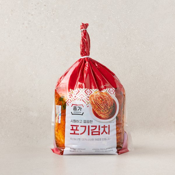 [종가집] 시원깔끔포기김치 3.3kg