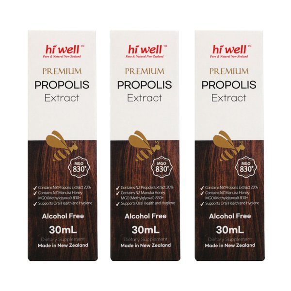 하이웰 프리미엄 프로폴리스 추출액 MGO 830+ 30ml 3개