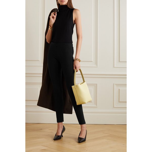 에센셜 울워스 스트레치 폰테 레깅스 블랙 1647597283619497