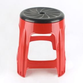 제이오마켓 대원산업 회전 원형 의자 레드 간이의자 파라솔의자