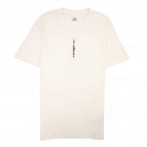 씨피컴퍼니 301 Vertical Logo T-shirt 14CMTS242A 006011W 103 버티컬 레터링 로고 그