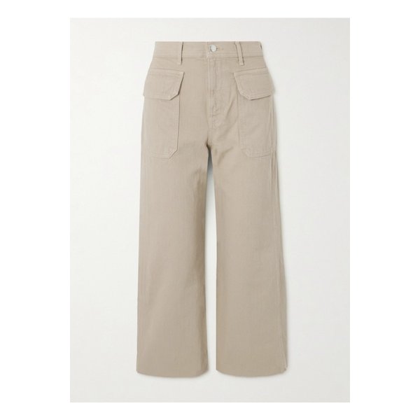 베로니카비어드 테일러 크롭 하이라이즈 와이드 진 에크루 1647597331726503