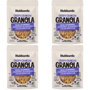 허바드 카카오 블루베리 그래놀라 시리얼 Hubbards Crispy Crunchy Granola 400g 4개