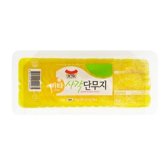 일가집 [푸른들마켓][일가집] 비타사각단무지 550g