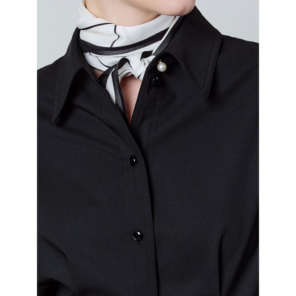 Agio raglan midi dress - black