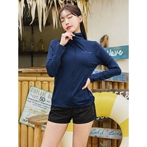 [SET] 여성 루즈핏 집업 래쉬가드&베이직 보드숏 스윔팬츠