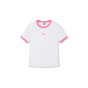 왁 Women WAAC Logo Crewneck Top_WWTCM24302WHX