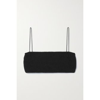 토템 + Net Sustain 스모킹 리사이클 비키니 탑 블랙