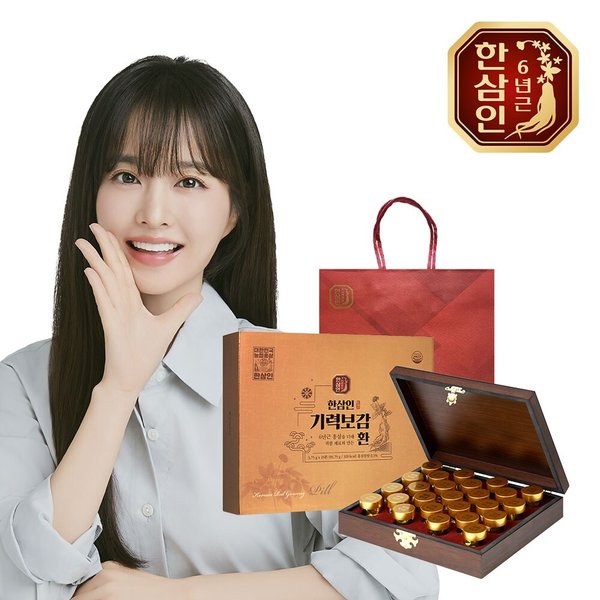[농협홍삼] 한삼인 기력보감환 3.75g 25환+쇼핑백