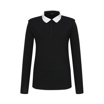 슈페리어 여성 냉감 소재 긴팔 티셔츠 블랙 (IW0DKS21539)