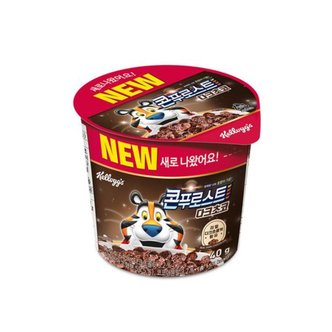  켈로그 콘푸로스트 다크초코 컵 40g 8개