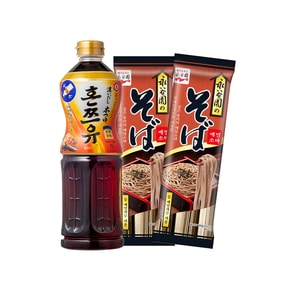 맛있는家 기꼬만 혼쯔유 1L+  소바 300g x 2개