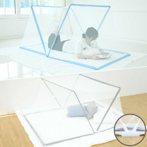 1초 원터치 접이식 폴딩 모기장 방충망 싱글 더블