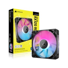 커세어 iCUE LINK RX120 RGB Expansion Fan 시스템쿨러 블랙 (1PACK)