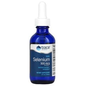 미국직구 Trace Minerals 트레이스미네랄 이온 셀레늄 300mcg 59ml