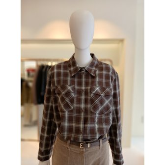 CC콜렉트 [여주점] 씨씨콜렉트 카라넥체크포켓셔츠E254msc133