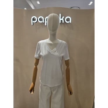 파프리카 V넥 티셔츠SK2TS408J