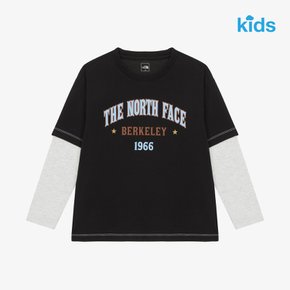 NT7TR52  키즈 캠프아웃 롱슬리브 티 KS CAMPOUT L/S R/TEE