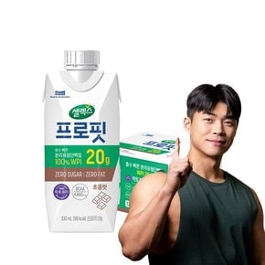 [본사직영]셀렉스 프로핏 초콜렛 단백질 음료 1박스[330mlX12팩]