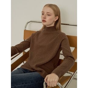 Ribbed Half-neck Cashmere Blended Knitwear (8colors) VKNIT_015