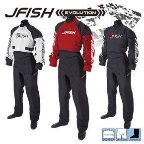 드라이스츠 삭스 타입 스몰 지퍼 포함 J-FISH EVOLUTION 레드 XL M