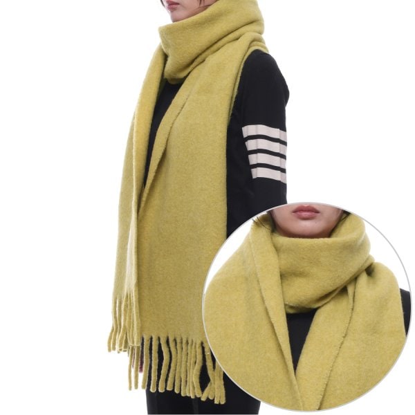 [부산점] [아미] 25FW 여성 하트 로고 알파카 머플러 (USF673 AW0004 399 W 25F)