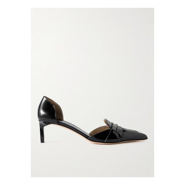 페이턴트 가죽 펌프스 블랙 46376663162911884