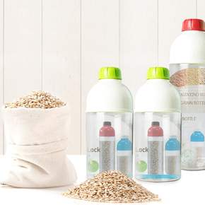 우리집 곡물용기 1300ml 밀폐 BPA프리 잡곡통 쌀통 밀가루보관 대용량