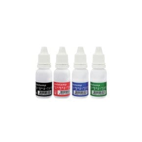 (콜스탬프) 자동스탬프용 불변잉크 17mL (4칼라)