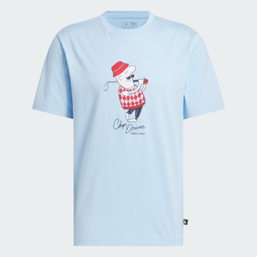 아디다스골프 2025 S/S 클래식 칩 그래픽 티  JJ4201